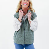 Quilted In Fall Vest