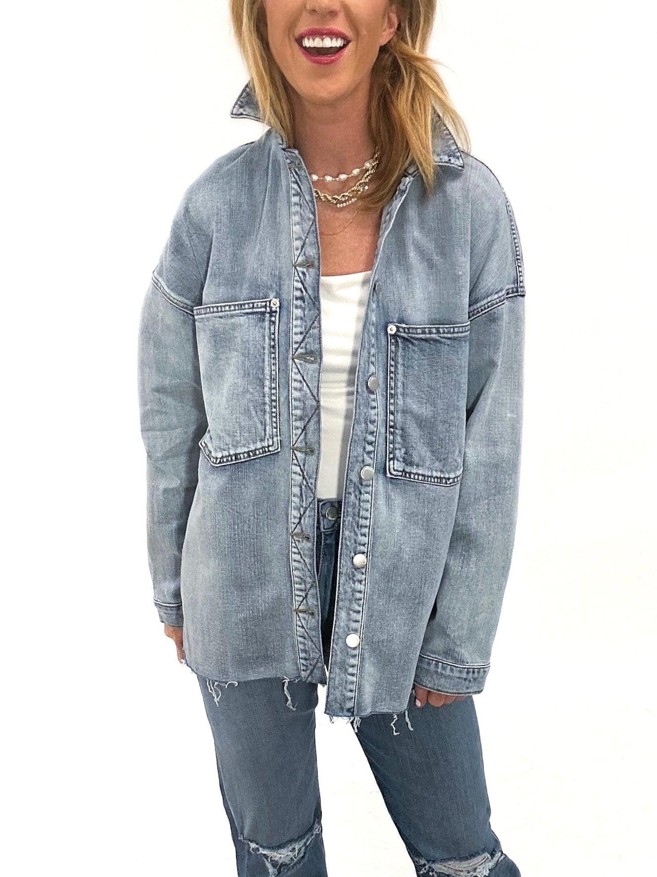 Dot's Denims Oversized Jacket - Alden+Rose LLC