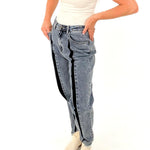 Striped jeans