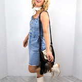 Sweetheart Denim Dress