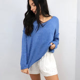 Dusty Denim Sweater