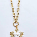 Fire Heart Necklace - Alden+Rose LLC