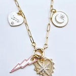 Lightening Charm Necklace - Alden+Rose LLC