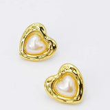 Pearl Gold Studs
