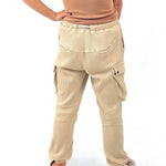 thermal joggers with elastic waistband