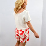 Floral Sidekick Short