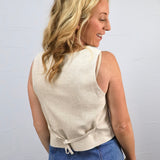 Feeling Elevated Linen Vest
