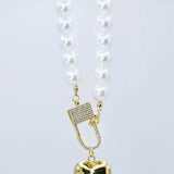 Heart Locket N' Pearls