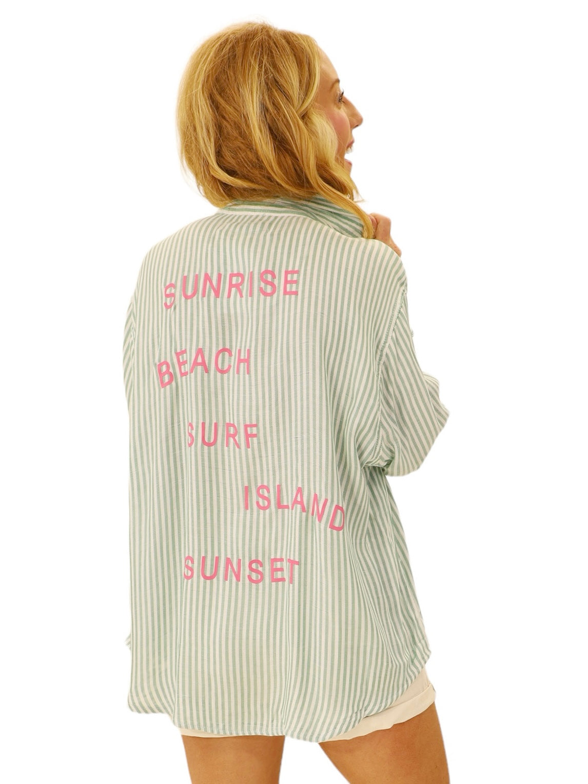 Oversized button down