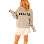White tennis skirt