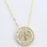 Grace Gold Cross Pendant