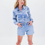 Paisley Patchwork Woven Blouse