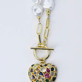 Radiant Heart Lock Necklace