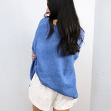 Dusty Denim Sweater