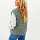 Quilted In Fall Vest