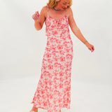Sweet Satin Rose Skirt