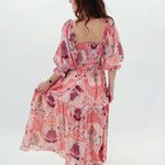 Bright fall dress