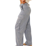 Blue cargo pant
