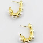 Glam Pearl Hoop - Alden+Rose LLC