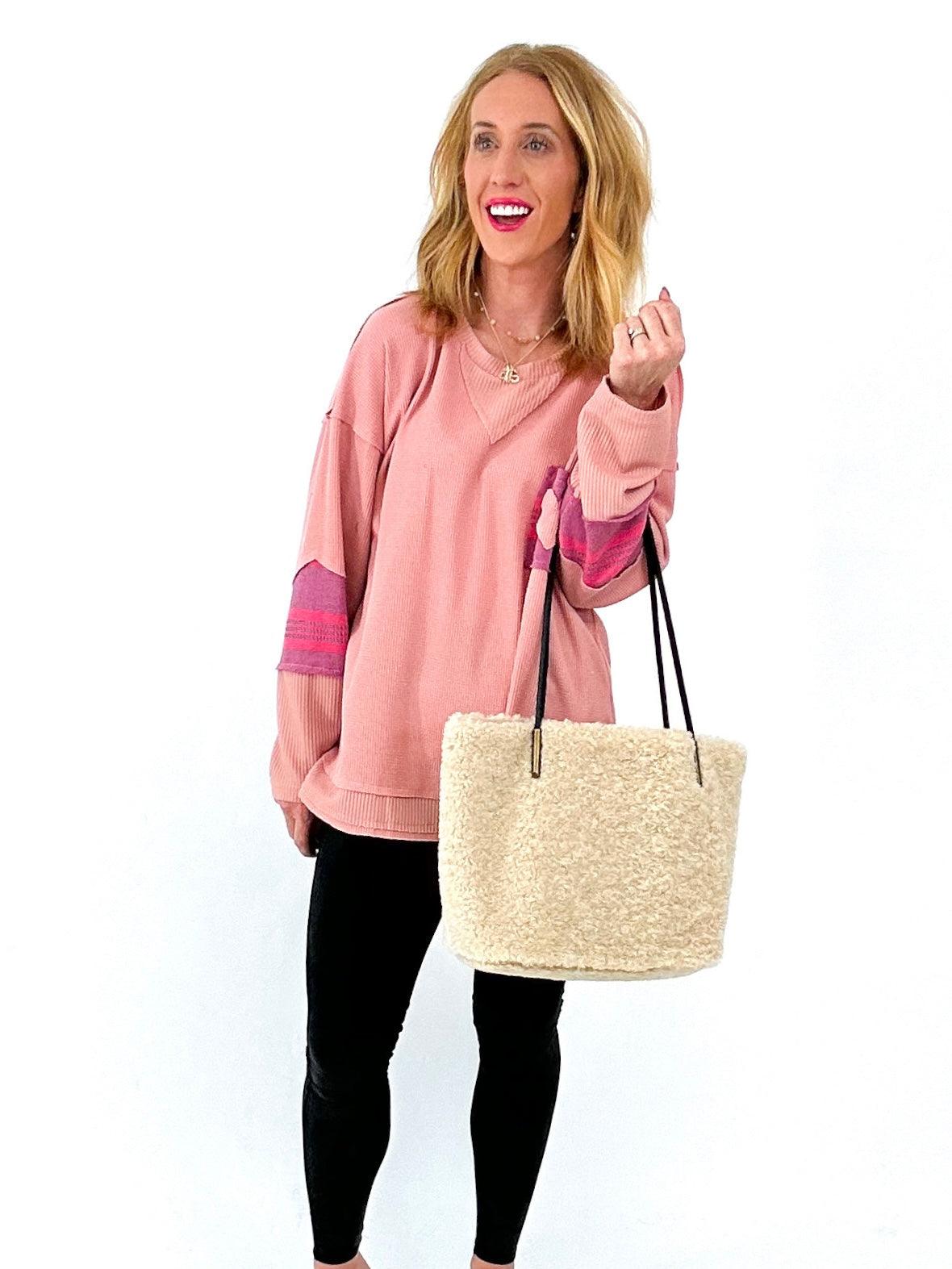 Hearts and Happy Thermal Top - Alden+Rose LLC