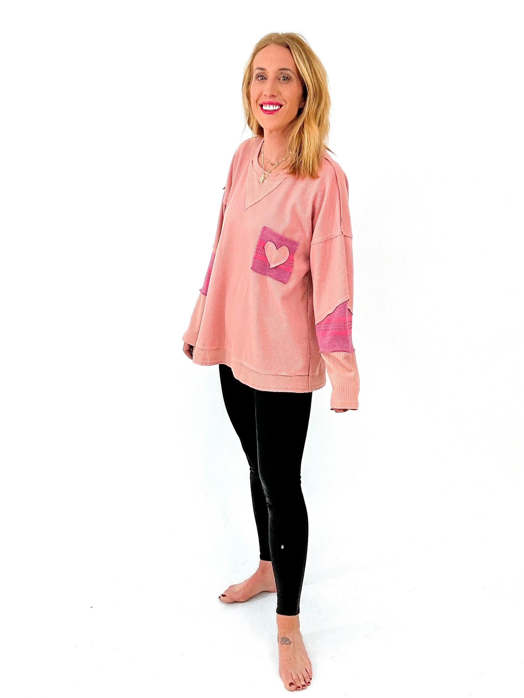Hearts and Happy Thermal Top - Alden+Rose LLC