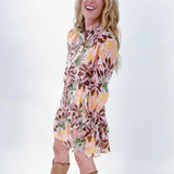 Colorful fall dress
