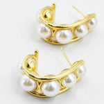 Glam Pearl Hoop - Alden+Rose LLC