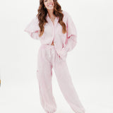 Jett Away Pink Gauze Top