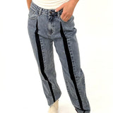Two toned denim