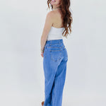Wide bottom denim
