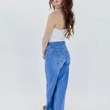 Wide bottom denim