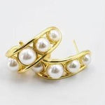 Glam Pearl Hoop - Alden+Rose LLC