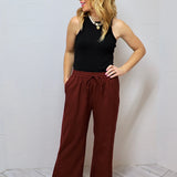 Seeing Red Woven Pant
