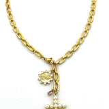 Pearl Cross Necklace