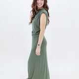 Olivia's Olive Ruched Tank