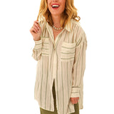 Oversized Striped Tunic