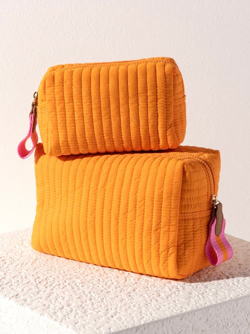 Textured orange bag