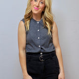 Elles Button Down Vest
