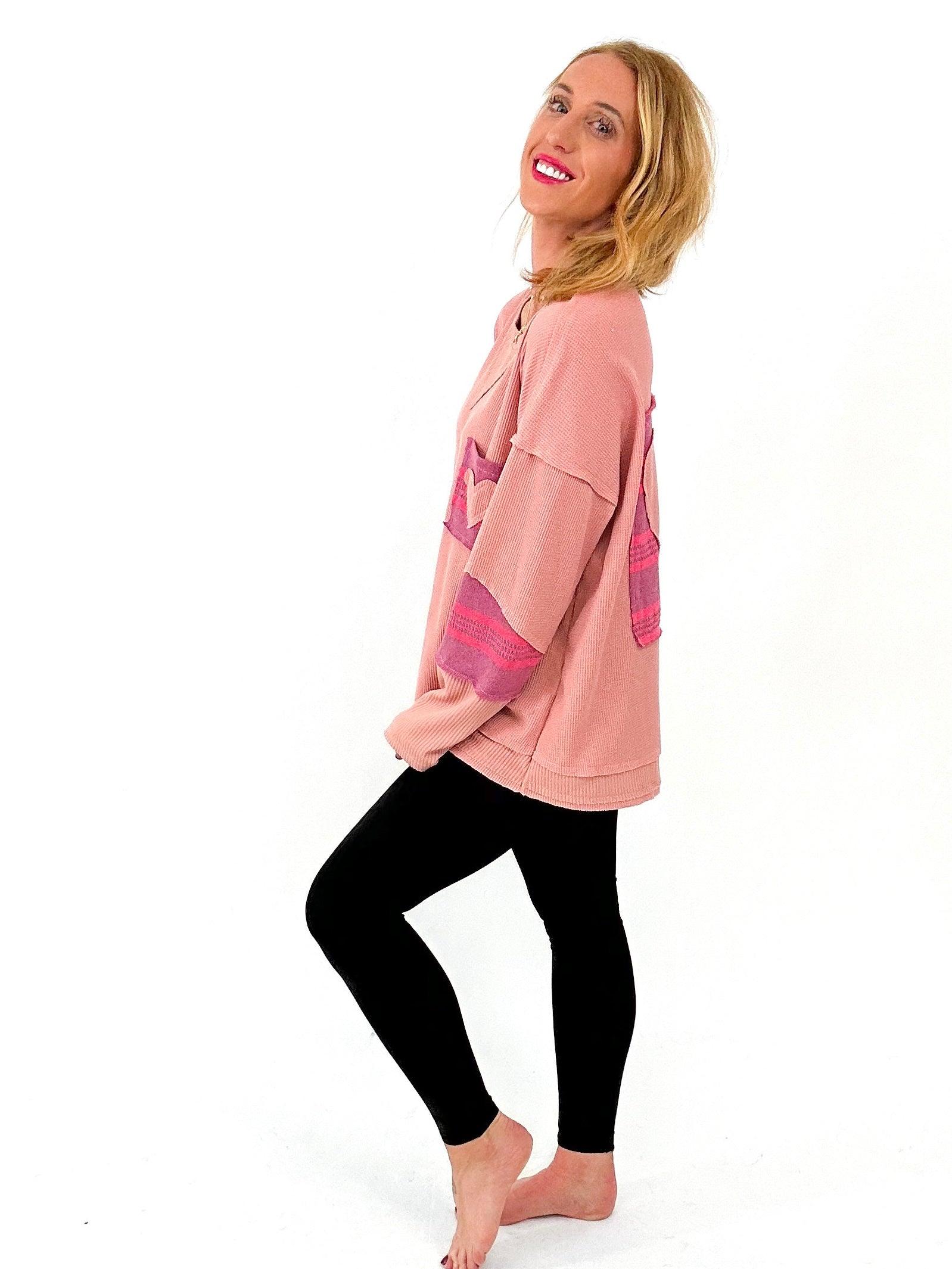 Hearts and Happy Thermal Top - Alden+Rose LLC
