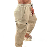 cream thermal  joggers