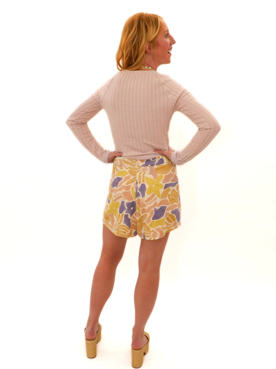 floral skirt