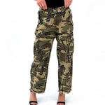 camo cargo bottom