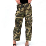 camo cargo bottom