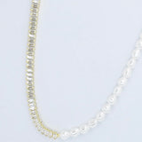 Pearl and Sparkles Necklace