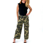 camo cargo pants