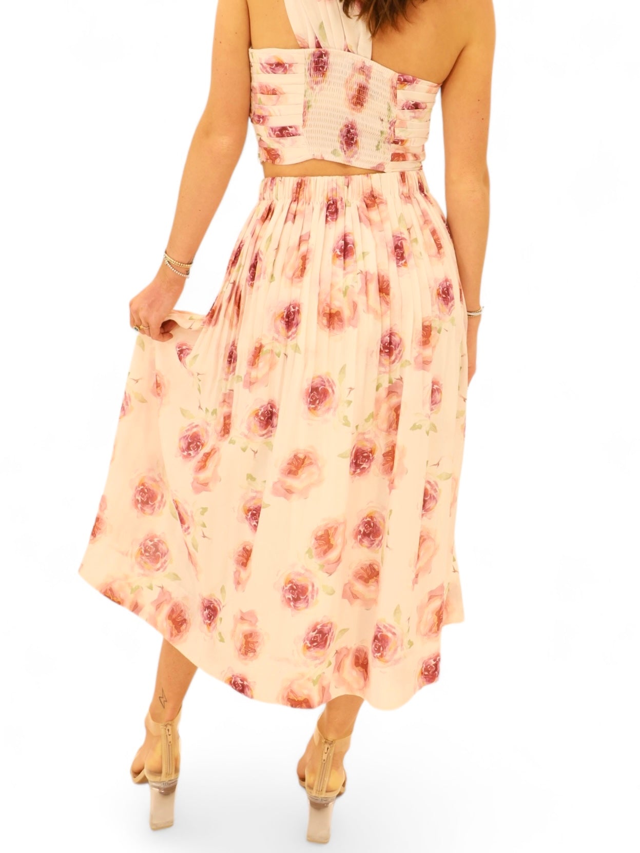 Flower maxi skirt