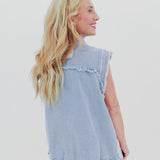 Lacy's Lace Denim Vest