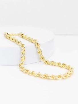 Gold Rope Necklace - Alden+Rose LLC
