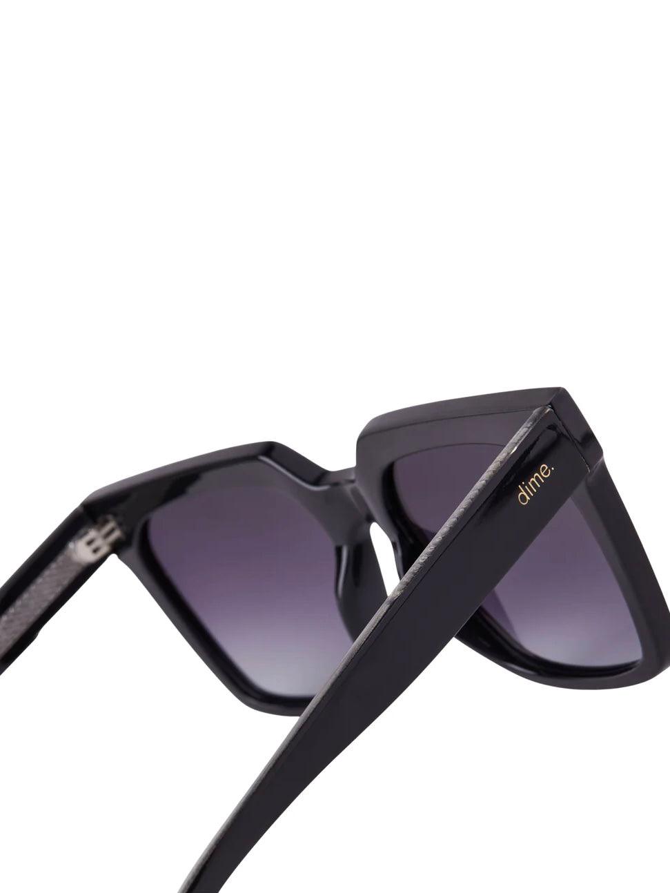 Black dime sunglasses
