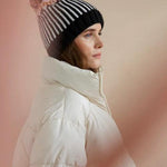 Char Pom Hat - Alden+Rose LLC